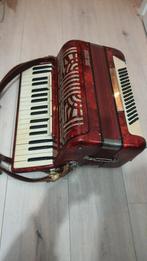 Antieke Accordeon Silvio Soprani, Muziek en Instrumenten, Accordeons, Ophalen of Verzenden, Gebruikt, 120-bas, Overige merken