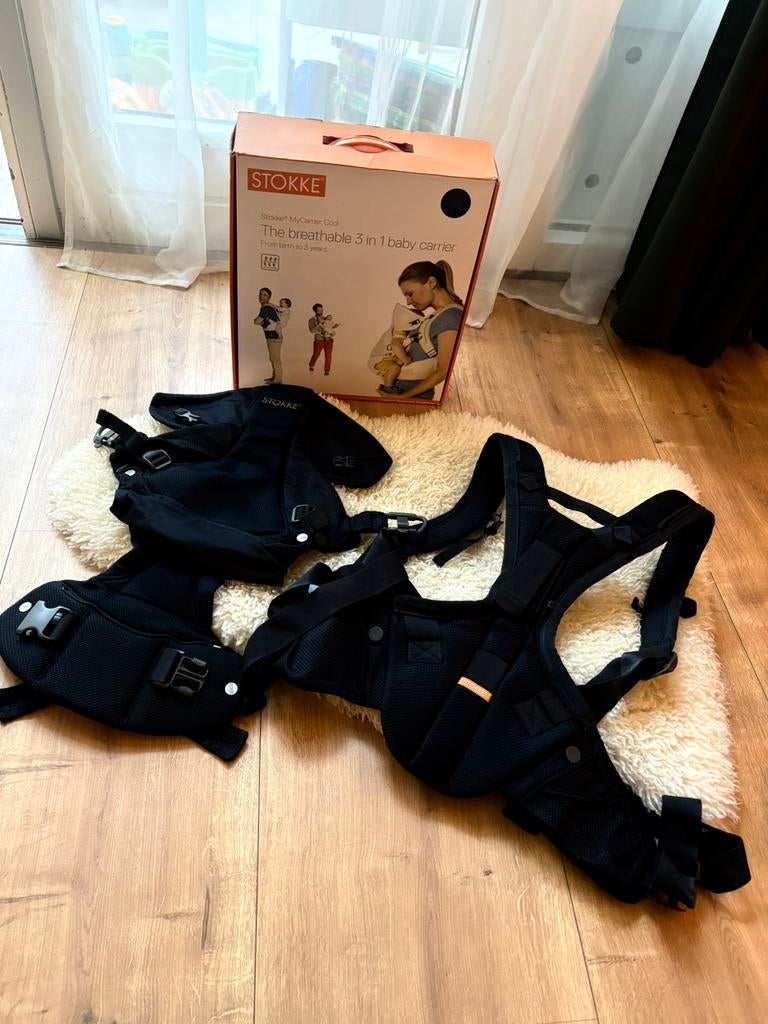 Stokke my carrier cool, Kinderen en Baby's, Babydragers en Draagdoeken, Overige merken, Gebruikt, Buik of Rug, Ophalen of Verzenden