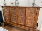 Hoog Dressoir kast, Ophalen, Gebruikt, 150 tot 200 cm, Eikenhout