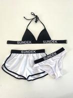 IN NIEUWSTAAT! Sundek dames triangle bikini + zwemshort S, Sundek, Verzenden, Zwart, Nieuw