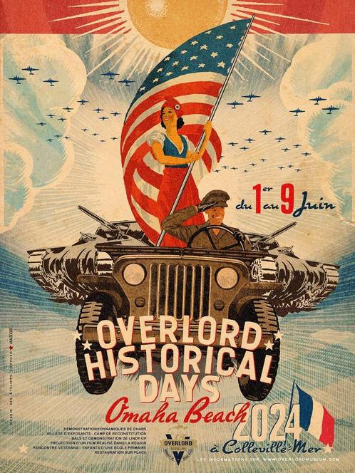 Normandie  2024, Verzamelen, Militaria | Tweede Wereldoorlog, Landmacht, Foto of Poster, Overige gebieden, Ophalen of Verzenden