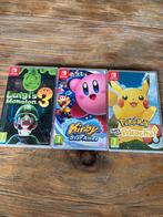 Nintendo Switch Games: Luigi's Mansion, Kirby, Pokemon, Avontuur en Actie, 1 speler, Ophalen of Verzenden, Zo goed als nieuw