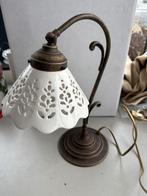 Elegante keramische tafellamp Ceramiche Borso Italiaans, Huis en Inrichting, Lampen | Tafellampen, Verzenden, Metaal, Minder dan 50 cm