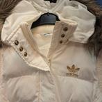 Adidas sporty creme bodywarmer faux fur rand S/M art 50049, Maat 38/40 (M), Adidas, ., Wit