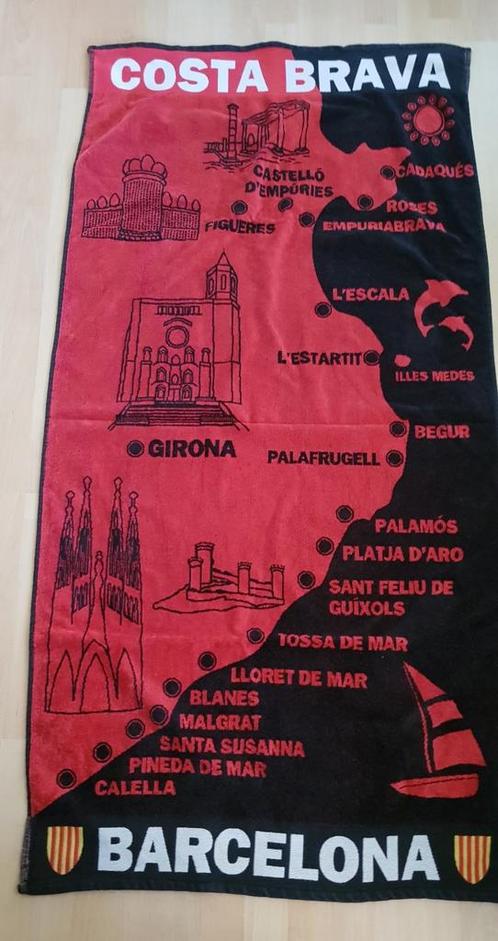 Badlaken Costa Brava/Barcelona  165 cm x 80 cm als nieuw, Huis en Inrichting, Badkamer | Badtextiel en Accessoires, Zo goed als nieuw