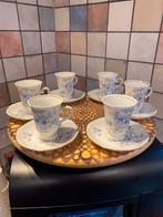 Tirschenreuth,Bavaria,6 antieke kop en schotel, Antiek en Kunst, Antiek | Servies compleet, Ophalen of Verzenden