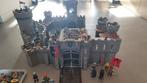 Playmobil kasteel met ridders en accessoires, Ophalen, Gebruikt