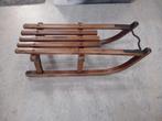 Houten slee Davos, Ophalen, Gebruikt, Hout