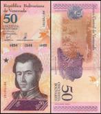 Venezuela 50 Bolivar Soberano , 2018, P-105a.1, UNC, Verzenden, Zuid-Amerika