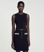 Cropped top sandro, Zwart, Sandro, Ophalen of Verzenden, Zo goed als nieuw