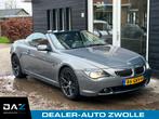 BMW 6 Serie Cabrio 645Ci Aut/Ecc/Navi/Leer/Youngtimer!, Auto's, BMW, Airconditioning, Te koop, Zilver of Grijs, Geïmporteerd