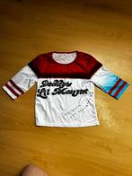 Harley Quinn Kostuum met 2 Shirts - Perfect voor Carnaval!, Kleding | Dames, Carnaval, Ophalen of Verzenden, Zo goed als nieuw