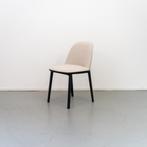 1x Vitra Softshell Slide Chair Beige Stof - Zwart, Huis en Inrichting, Stoelen, Ophalen of Verzenden, Zo goed als nieuw, Overige kleuren