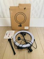 Selfie LED ring light 10”, Ophalen of Verzenden, Zo goed als nieuw, Loeplamp