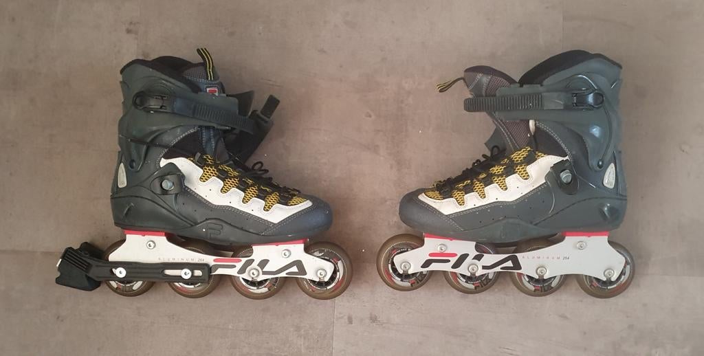 Fila Skeelers maat 41 tot 42,5 + bescherming, Sport en Fitness, Skeelers, Ophalen of Verzenden, Zo goed als nieuw