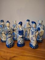 7 Chinese beeldjes, blauw/wit, Ophalen of Verzenden