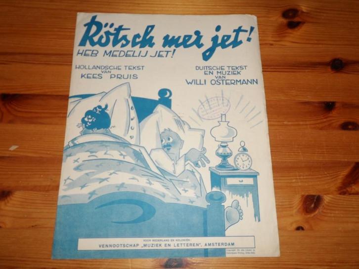 Willi Osterman, Muziek en Instrumenten, Bladmuziek, Gebruikt, Artiest of Componist, Populair, Piano, Zang, Ophalen of Verzenden