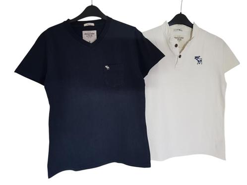 Leuk wit ABERCROMBIE & FITCH shirt maat S., Kleding | Heren, T-shirts, Zo goed als nieuw, Maat 46 (S) of kleiner, Wit, Verzenden