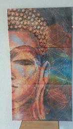 3 Luik schilderij Boeda, Antiek en Kunst, Ophalen of Verzenden