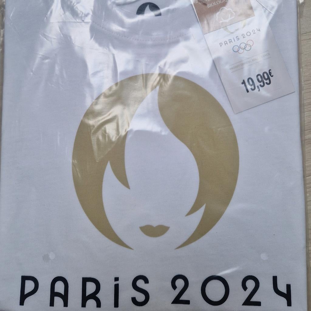 Tshirt olympische spelen Parijs 2024, Maat XS of kleiner, Verzenden, Nieuw, Shirt