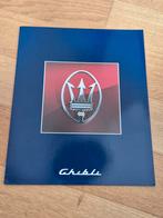 Maserati Ghibli brochure, Boeken, Auto's | Folders en Tijdschriften, Ophalen of Verzenden, Zo goed als nieuw