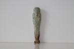 Oude Egypte, late periode, Faience Shabti met hiërogliefen, Ophalen of Verzenden
