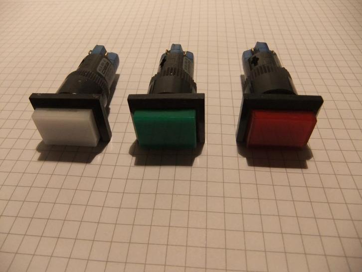 EAO Drukknopschakelaars 01-121, Hobby en Vrije tijd, Elektronica-componenten, Nieuw, Ophalen of Verzenden