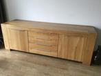 Eiken dressoirkast, Huis en Inrichting, Kasten | Dressoirs, Gebruikt, Eikenhout, Ophalen of Verzenden, 200 cm of meer