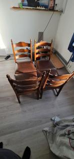 vintage, Huis en Inrichting, Stoelen, Ophalen, Gebruikt, Bruin, Vintage