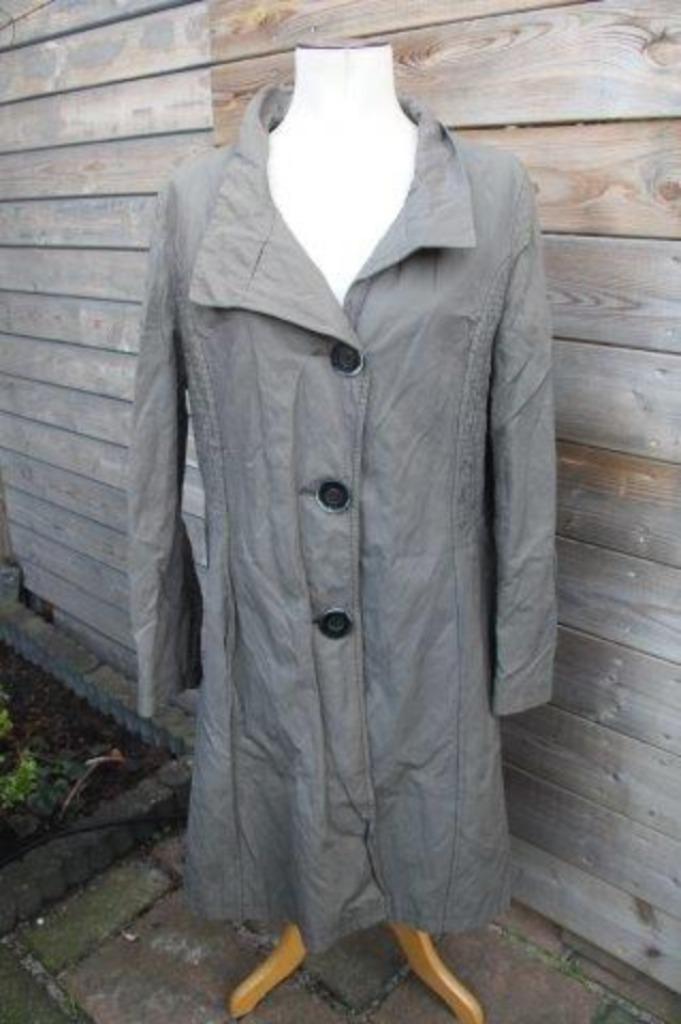 Zomerjas kaki Erich Fend mt 44 Vaste prijs AANBIEDING, Kleding | Dames, Jassen | Zomer, Zo goed als nieuw, Maat 42/44 (L), Groen