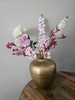 Nieuw zijden bloemen boeket - o.a Silk Ka, inclusief vaas!, Ophalen of Verzenden, Nieuw