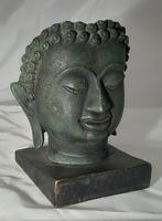 Thais/Birmees/Indonesch/Tibet Beeldje Gezicht Boeddha, 17cm, Huis en Inrichting, Gebruikt, Ophalen of Verzenden