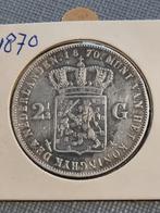 Nederland koning Willem lll, Postzegels en Munten, Munten | Nederland, Ophalen of Verzenden, Koning Willem III, Zilver