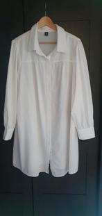 Lange blouse Shein, maat 3XL, Wit, Maat 46/48 (XL) of groter, Ophalen of Verzenden, Zo goed als nieuw