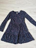 Jurk blauw met hartjes 134, Ophalen of Verzenden, Zo goed als nieuw, Meisje, Jurk of Rok