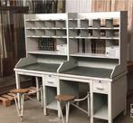Super gave postsorteerkast/ industriële werktafel, Huis en Inrichting, Bureaus, Ophalen, Gebruikt
