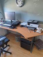 Bureau, in hoogte verstelbaar. Zonder ladenkast., Ophalen, In hoogte verstelbaar, Gebruikt