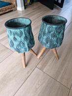 2x bloempot, Tuin en Terras, Bloempotten, Ophalen