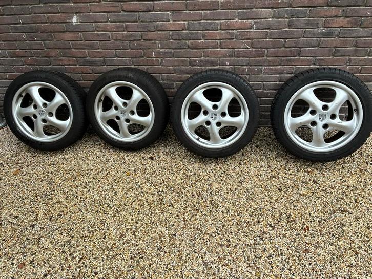 porsche 911 996/993/964 Winterband+Velg 255/40R17 205/50R17, Auto-onderdelen, Banden en Velgen, Banden en Velgen, Winterbanden