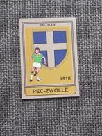 Panini Voetbal 85 PEC Zwolle Embleem, Verzamelen, Verzenden, Zo goed als nieuw, Overige binnenlandse clubs, Poster, Plaatje of Sticker