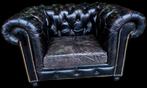 Vintage Chesterfield Club Fauteuil Leer - Gratis Bezorging!