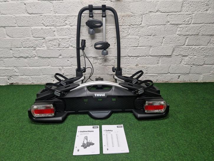 ZGAN Thule VeloCompact 925 fietsendrager lichtgewicht, Auto diversen, Fietsendragers, Zo goed als nieuw, Trekhaakdrager, 2 fietsen