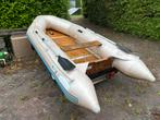 Quicksilver rubberboot met trailer, Watersport en Boten, Rubberboten, Ophalen, Quicksilver, Gebruikt, Hout