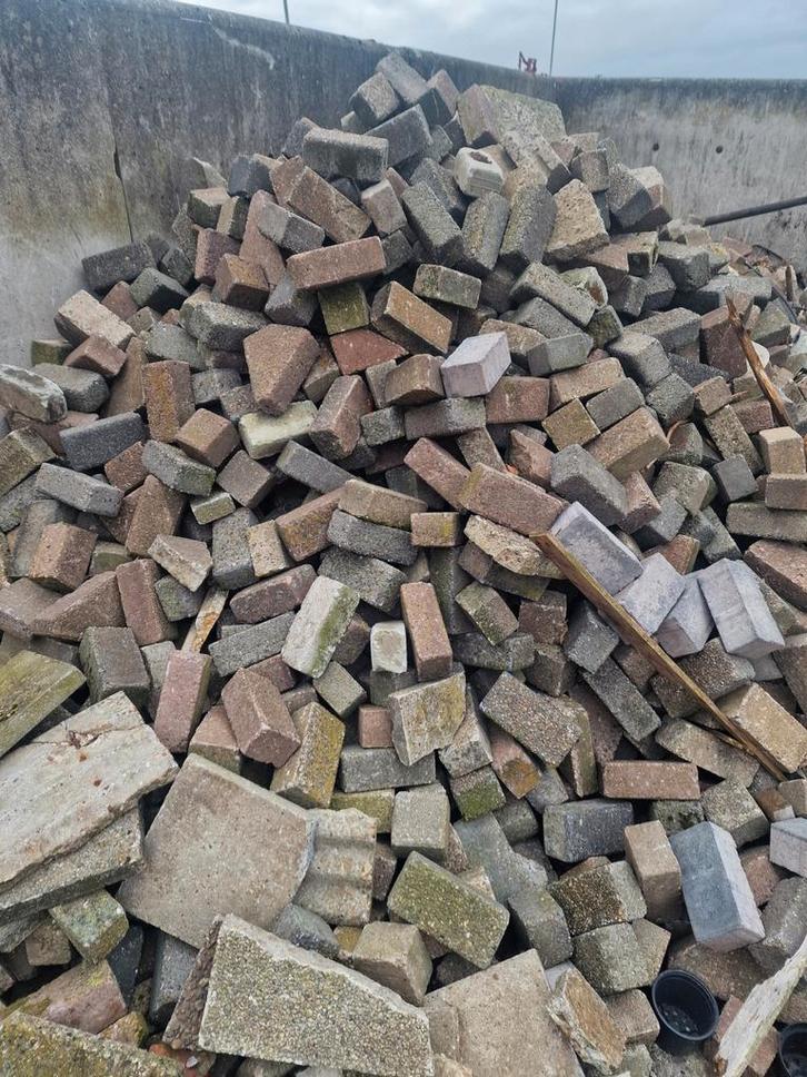 Gebruikte Betonklinkers - 150m2, Tuin en Terras, Tegels en Klinkers, Gebruikt, Ophalen