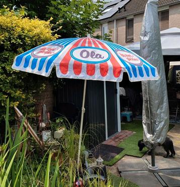 Vintage Ola ijs parasol (1960/'70) beschikbaar voor biedingen