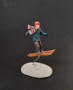 Luville kerst figuur kerstdorp kersthuisjes ski, Diversen, Kerst, Ophalen of Verzenden, Zo goed als nieuw