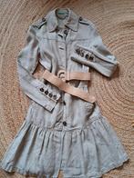 Mooie linnen jas van Benetton, Kleding | Dames, Maat 38/40 (M), Benetton, Beige, Ophalen of Verzenden