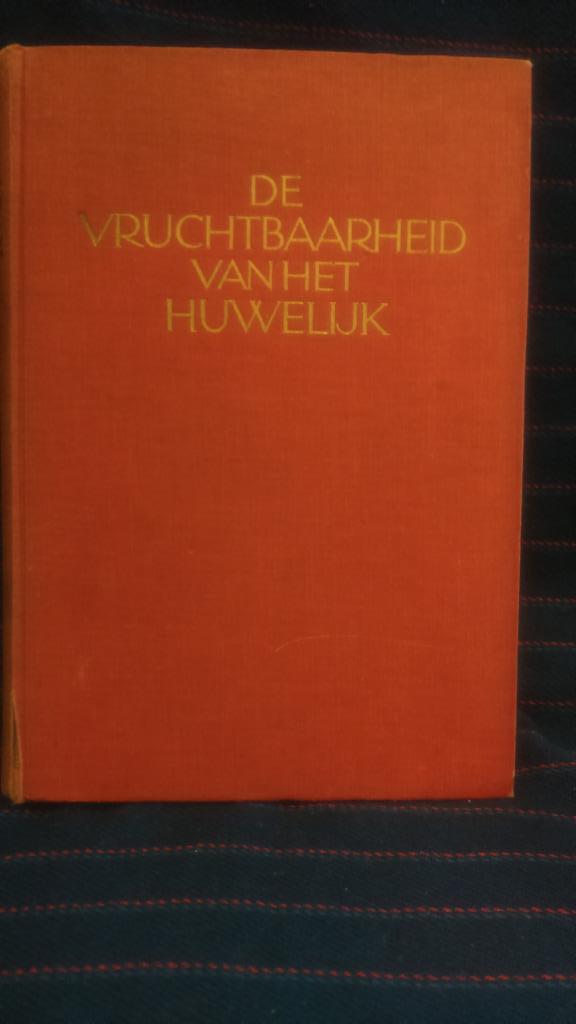 De vruchtbaarheid van het huwelijk, Dr. van den Velde, Boeken, Wetenschap, Gelezen, Sociale wetenschap, Ophalen of Verzenden