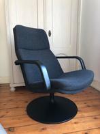 Artifort F156 Geoffrey Harcourt vintage lounge fauteuil 70s, Gebruikt, Metaal, 75 tot 100 cm, 50 tot 75 cm