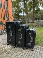 Aluminium Koffer Set - Nieuwstaat!, Sieraden, Tassen en Uiterlijk, Koffers, Slot, Ophalen of Verzenden, Zo goed als nieuw, 70 cm of meer